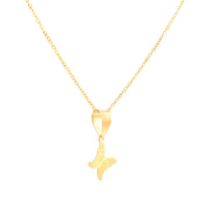 Alternative view of Wear the Symbol of Grace ? Butterfly Necklace in 21K Gold