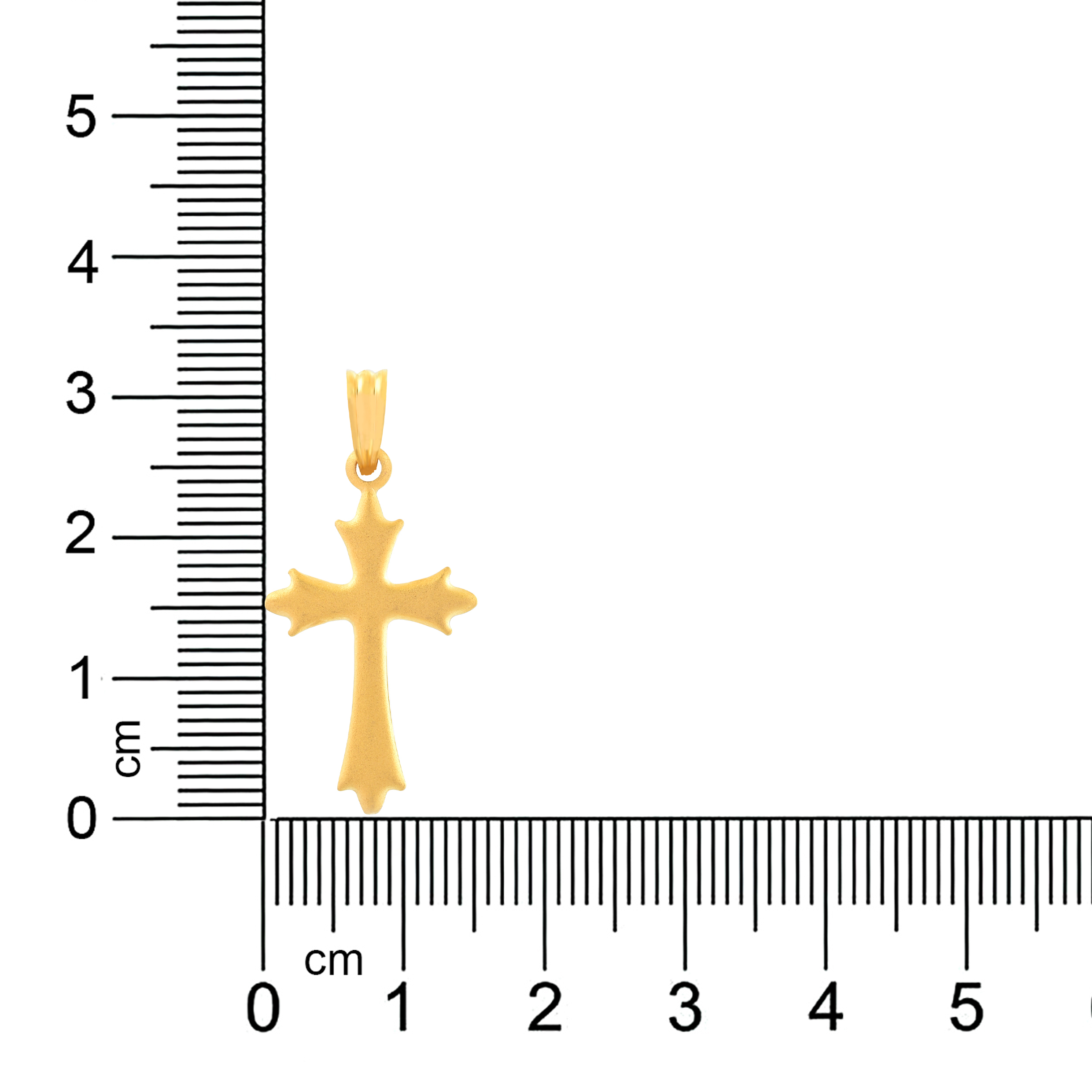 22K Gold Cross Pendant A Timeless Emblem of Faith and Grace by Bafleh Jewellery - Image 4
