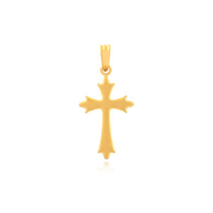 Alternative view of 22K Gold Cross Pendant  A Timeless Emblem of Faith and Grace by Bafleh Jewellery