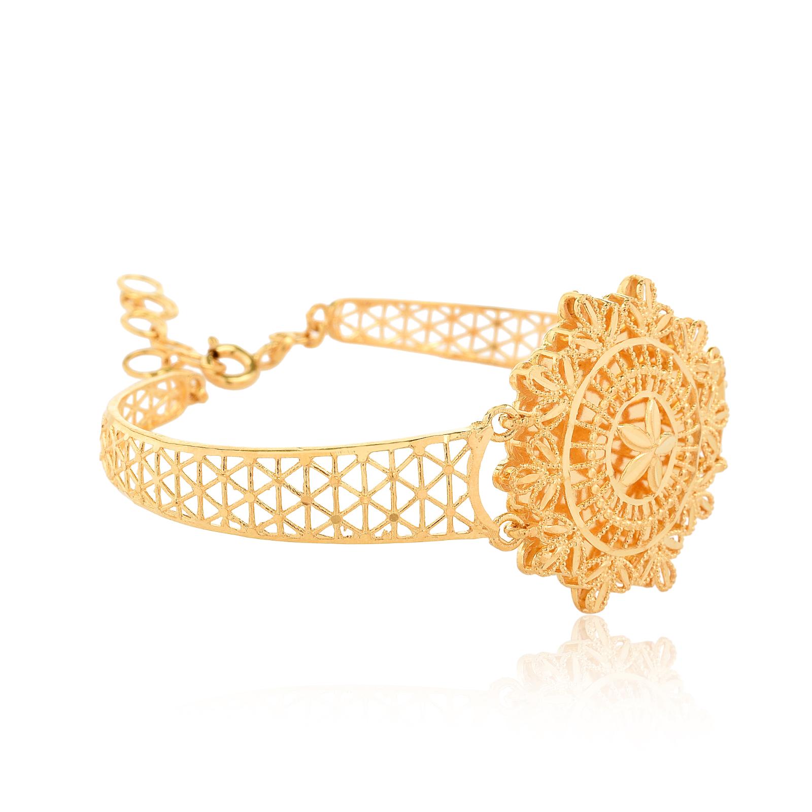 Crafted in Purity: Handcrafted 22kt Gold Bangles for the Modern Woman - Image 3