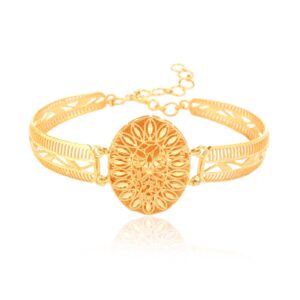 Opulent Ornaments: Fine 22kt Gold Bangles for Special Moments