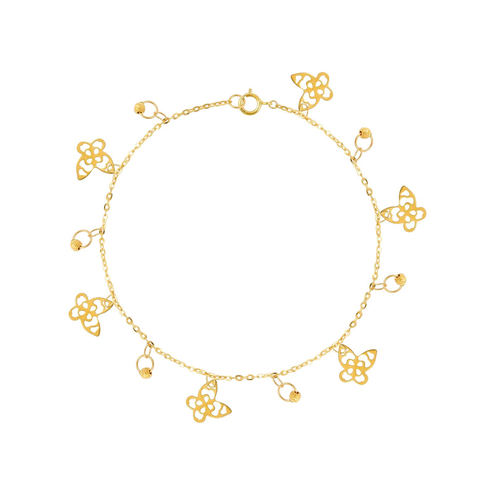 Where Elegance Meets Simplicity: Lightweight 21K Gold Bracelet That Speaks of Refined Grace