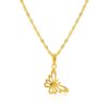 Timeless Charm: 21K Gold Necklace with Butterfly Design