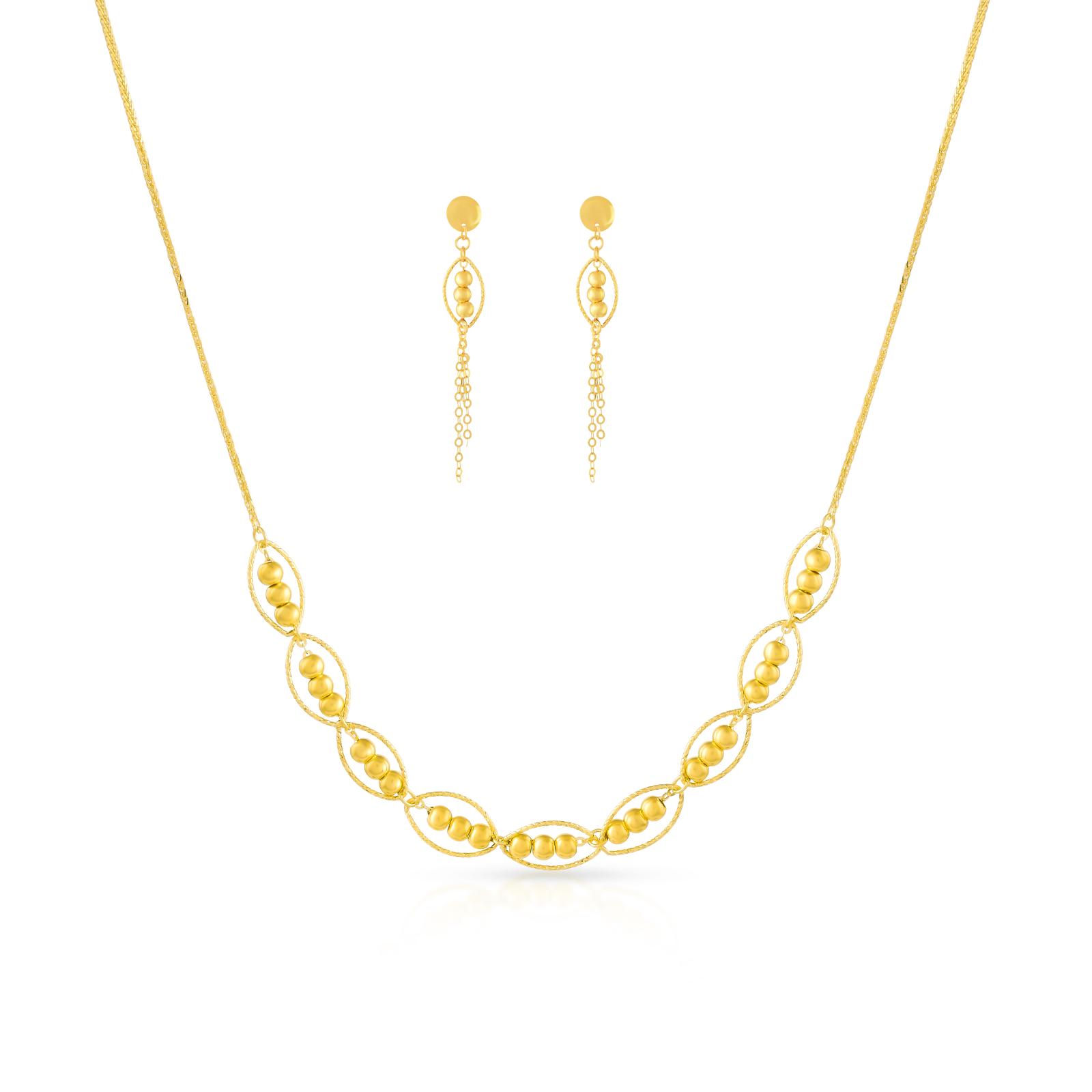 Elegance Redefined Stunning 21K Gold Necklace Sets at Bafleh Jewellery - Image 3
