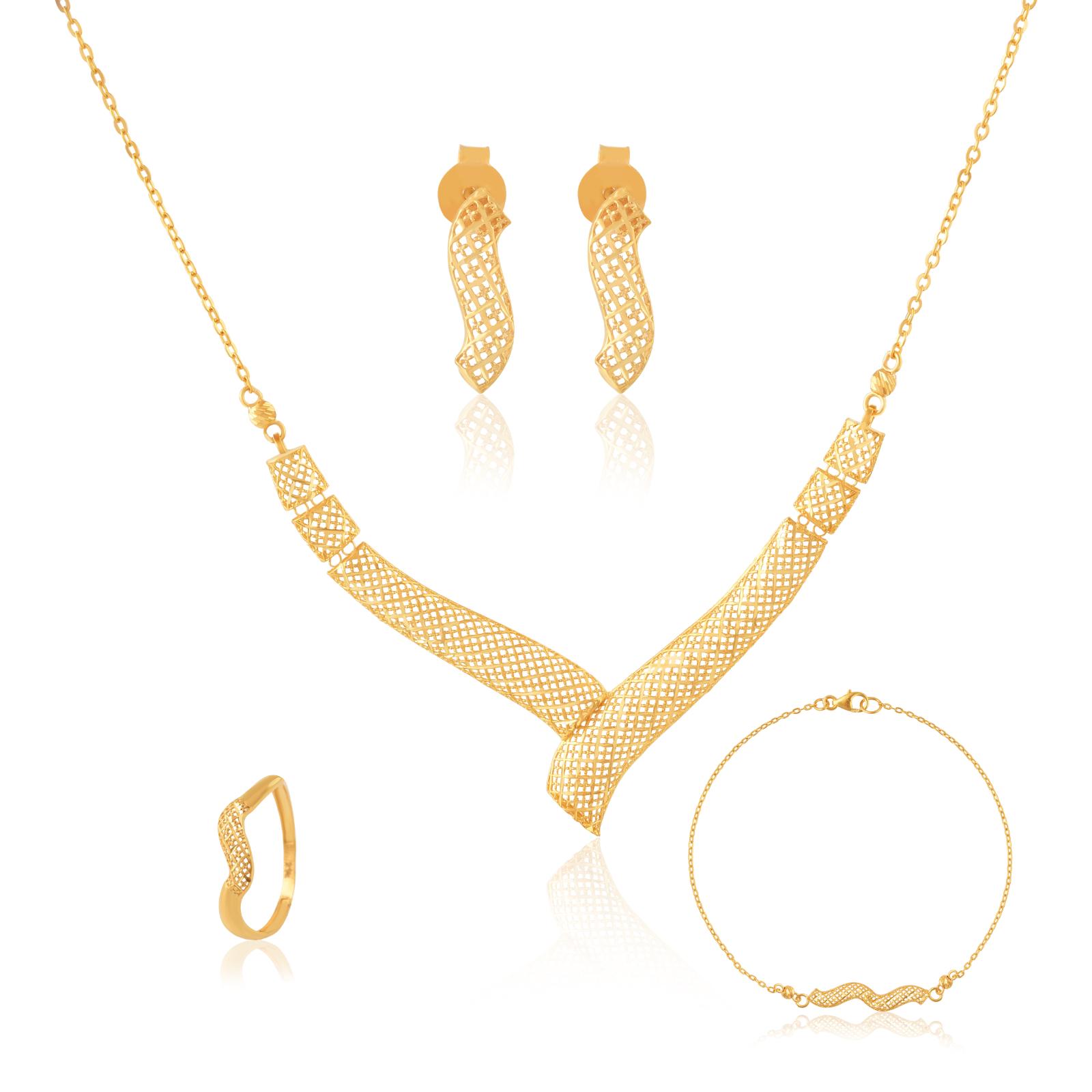 Shimmer and Shine This Season with 21K Gold Necklace Sets - Image 3