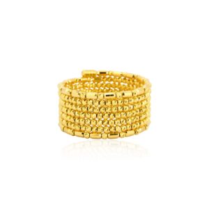 Alternative view of Where Spring Elegance Meets 18K Gold Craftsmanship