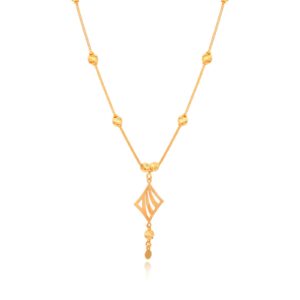 Alternative view of Captivating 22KT Gold Necklaces That Mesmerize