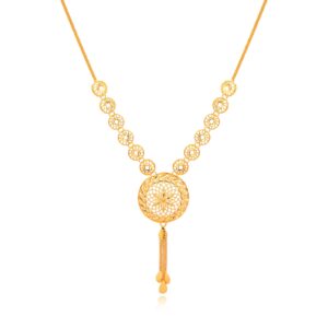 Splendid 22KT Gold Necklace Masterpieces