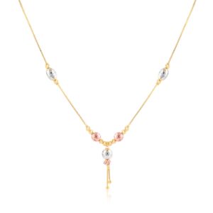 Alternative view of Iconic Designs in 22kt Gold Necklace set