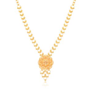 Alternative view of Celebrities and Influencers Rocking 22kt Gold Necklace set