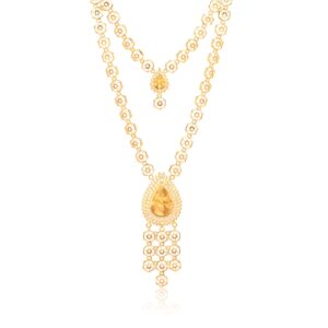 Alternative view of Introduction to 22kt Gold Necklace set