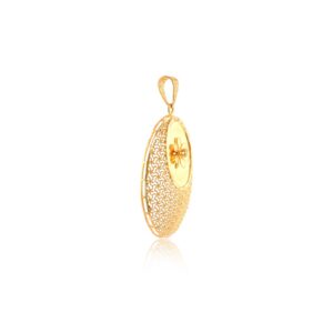 Alternative view of Stunning 22kt Gold Pendant Inspired by Marine Life