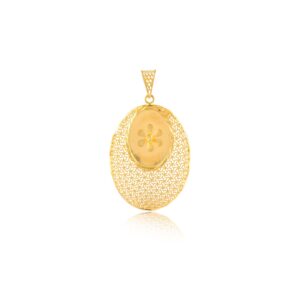 Stunning 22kt Gold Pendant Inspired by Marine Life