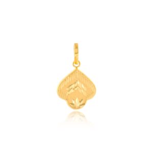 22kt Gold Locket Pendant for Preserving Precious Moments