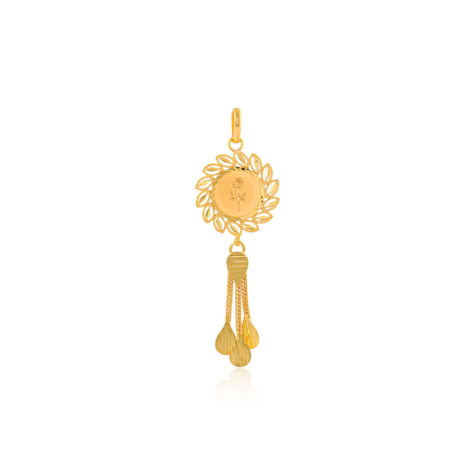 Indulge in Our Collection of 22kt Gold Pendant Sets - Image 2
