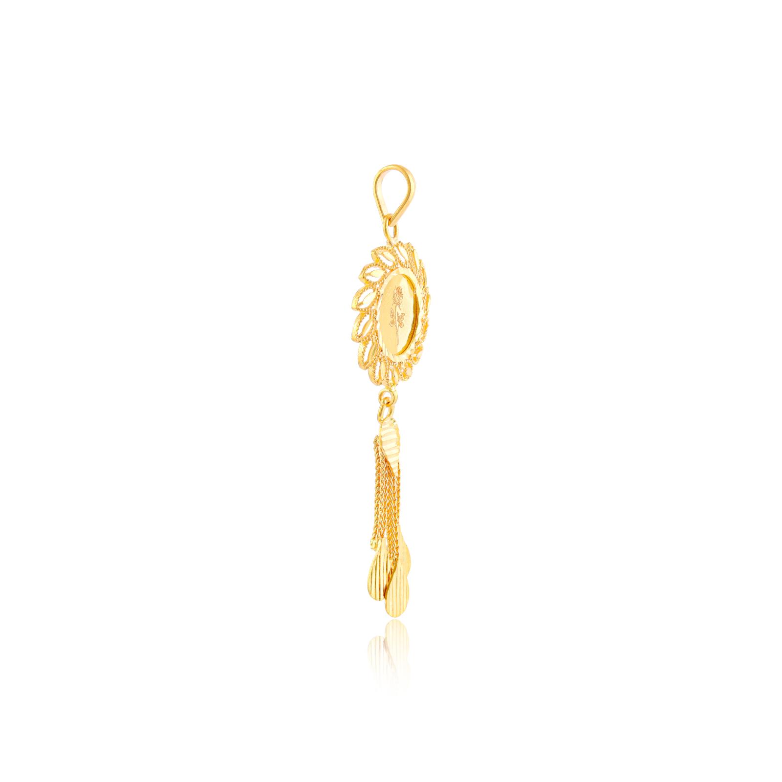 Indulge in Our Collection of 22kt Gold Pendant Sets - Image 3