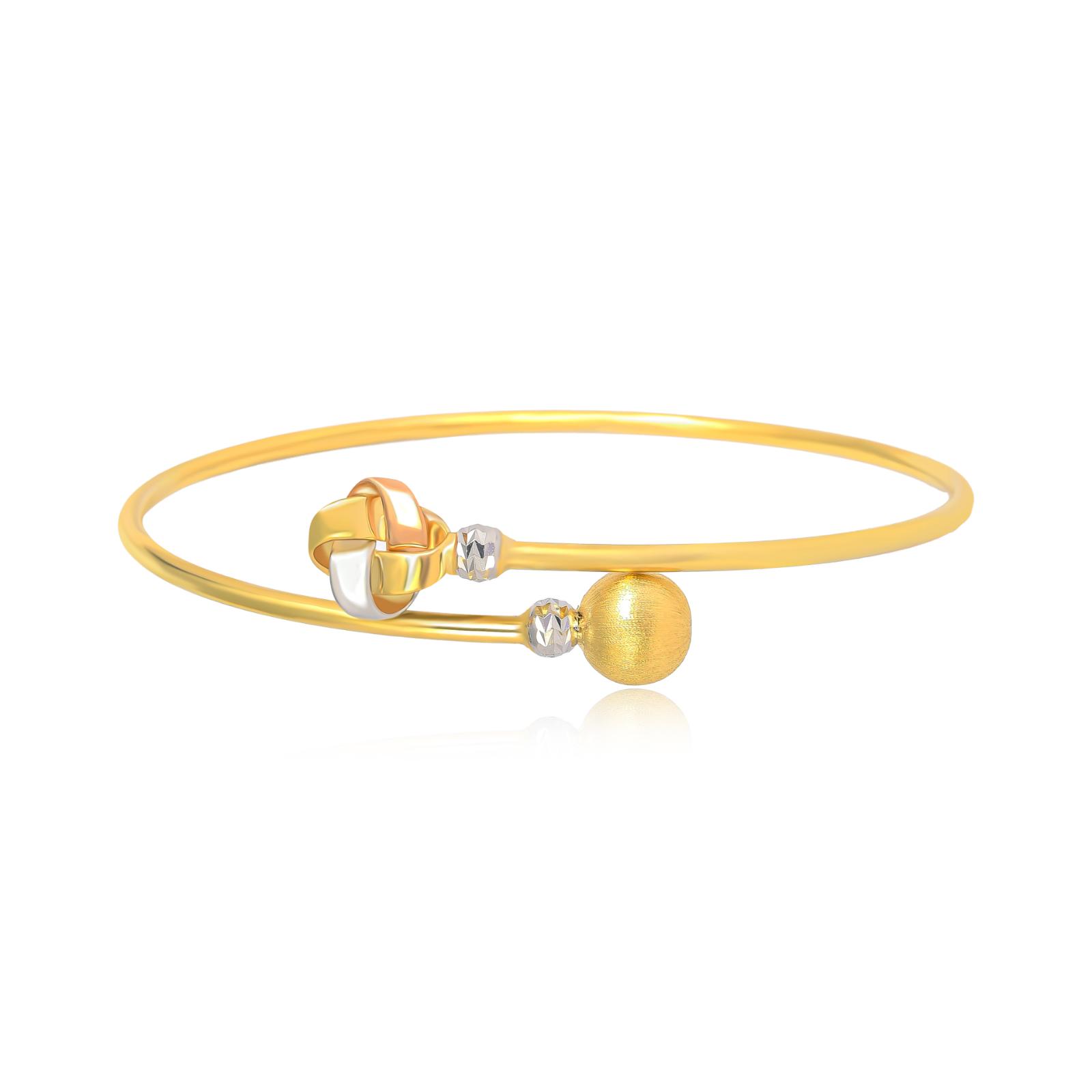 Unmatched Lightness, Unlimited Style – Discover the Lightweight 18K Gold Bangle Only at Bafleh Jewellery - Image 2
