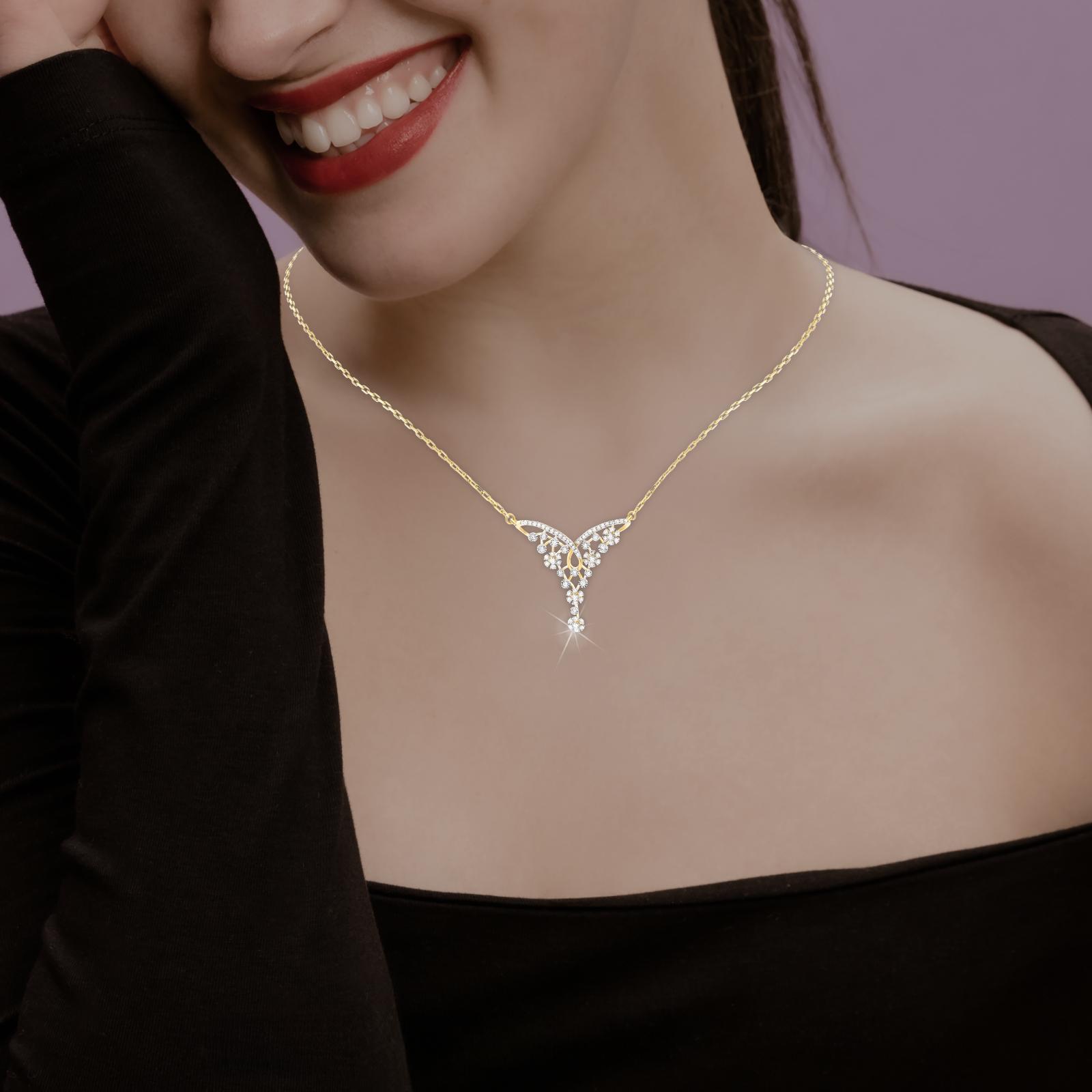 Elevate Your Elegance with Luxurious Diamond Necklace Creations by Bafleh Jewellery - Image 3