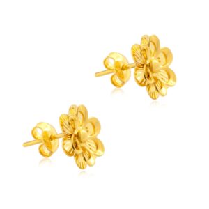 Alternative view of The Beauty of Gold Blossoms Casual Yet Elegant in 21K