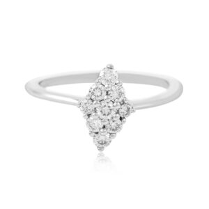 Alternative view of Exclusive White Gold Diamond Rings at Limited Time Offer