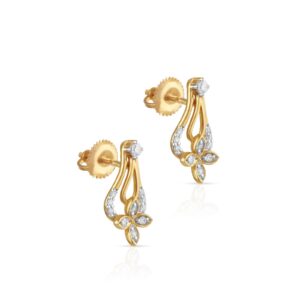 Alternative view of Illuminate Every Moment with Bafleh Jewellery?s 18K Yellow Gold Diamond Earrings IDT Certified Brilliance