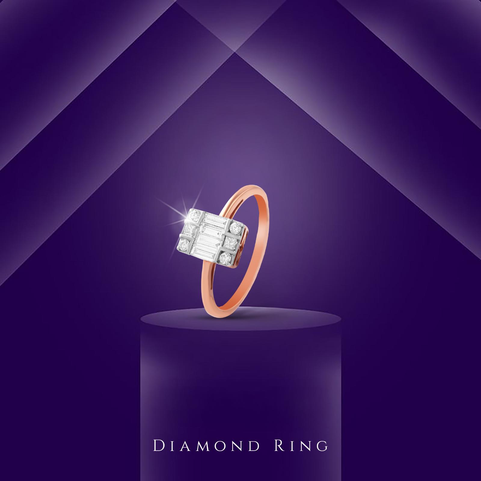Embrace Forever with a Rose Gold Diamond Engagement Ring Exclusive at Bafleh Jewellery - Image 4