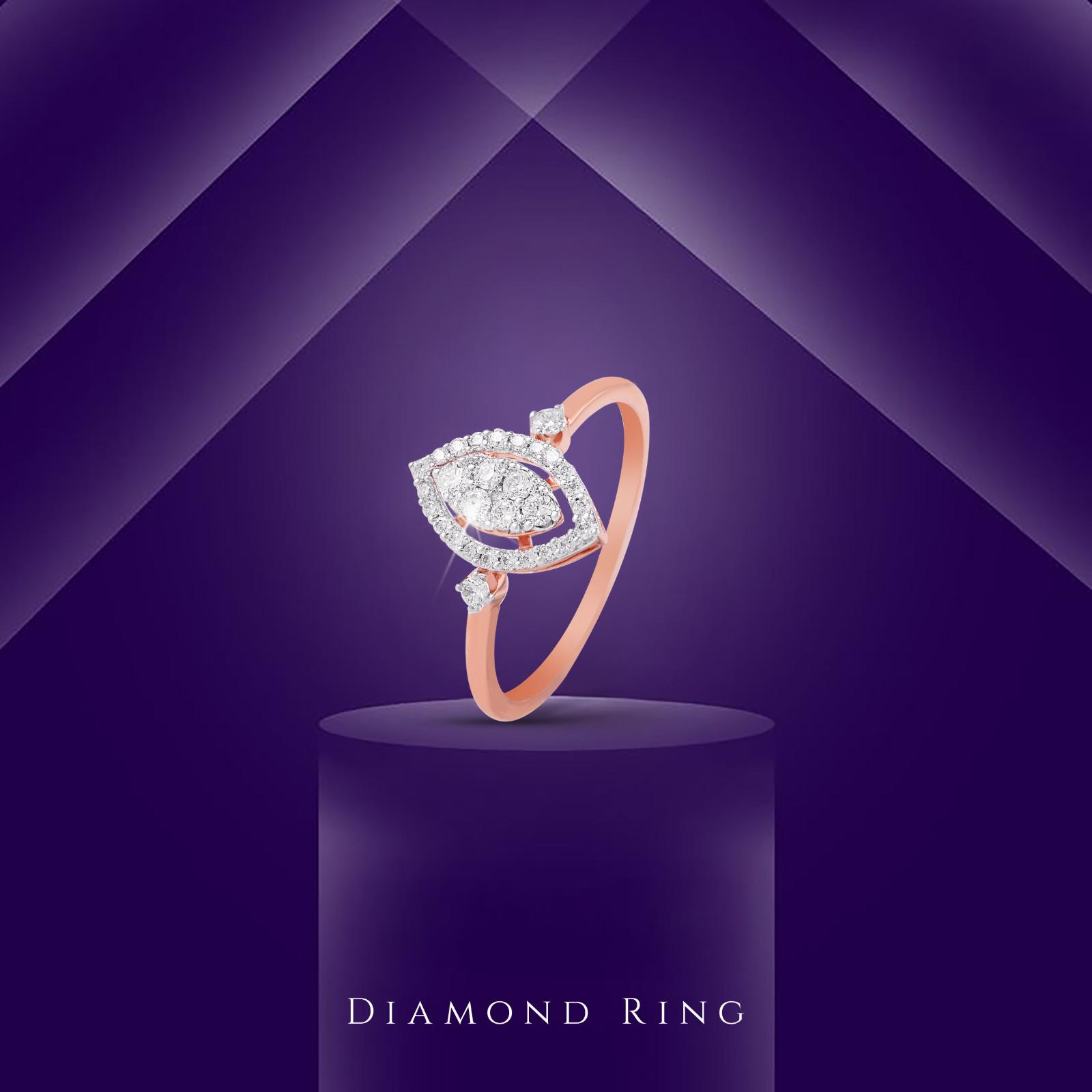 Classic & Contemporary Rose Gold Diamond Rings at Bafleh Jewellery - Image 4