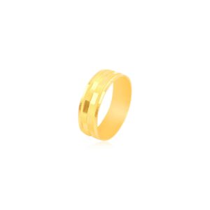 Alternative view of Bond of Love: Exquisite 22kt Gold Couple Rings