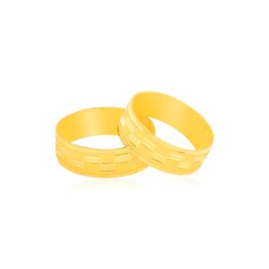 Bond of Love: Exquisite 22kt Gold Couple Rings
