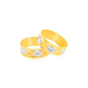 Engraved in Gold: Personalized 22kt Couple Bands