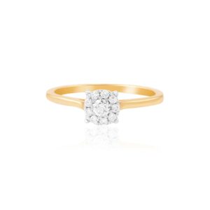 Alternative view of Yellow Gold Diamond Engagement Ring with IDT Certificate ? Exclusively at Bafleh Jewellery