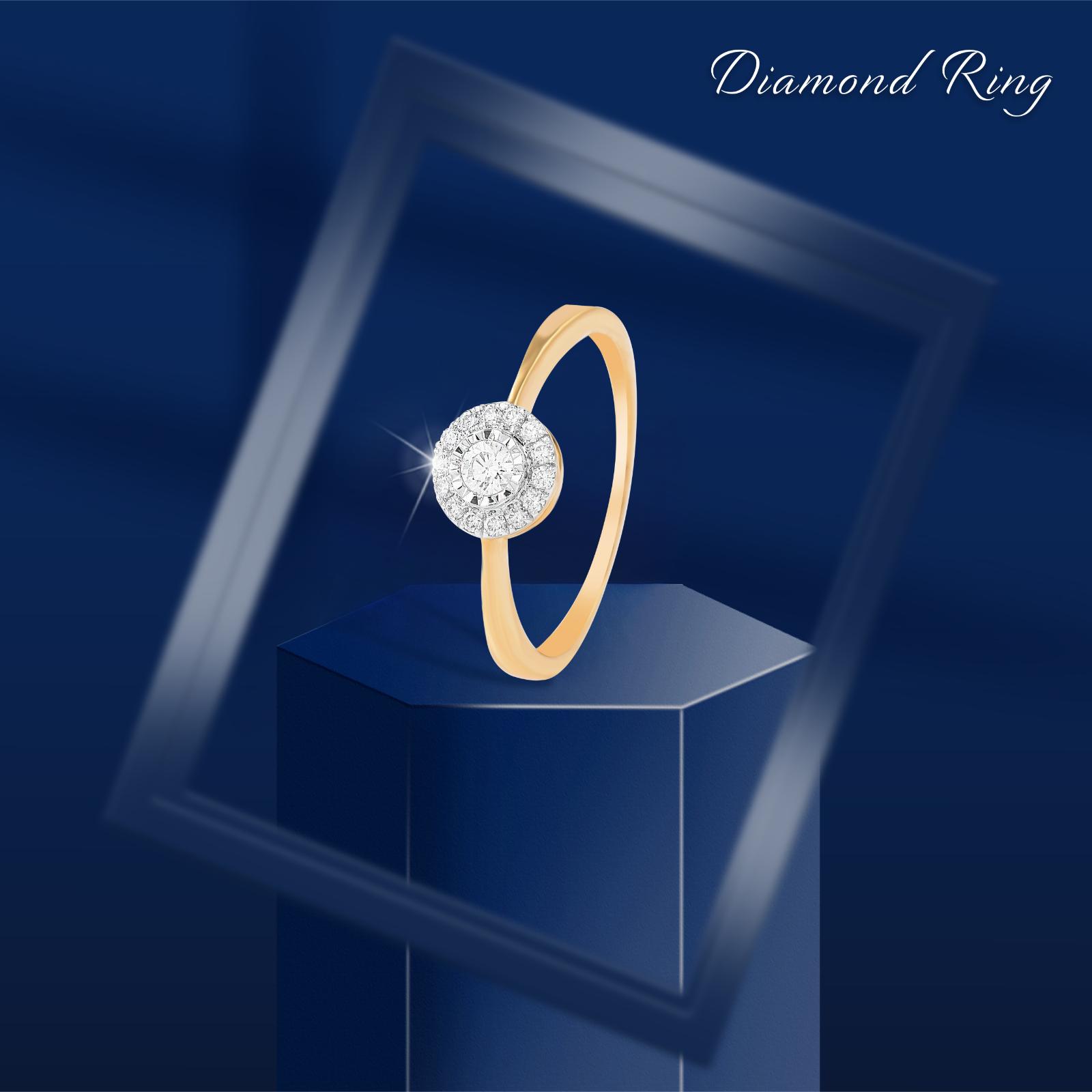 Your Perfect Engagement Begins Here ? IDT Certified Yellow Gold Diamond Ring at Bafleh - Image 3