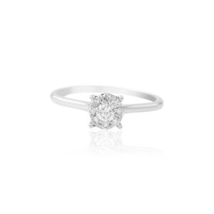 Alternative view of White Gold Engagement Diamond Ring ? A Promise of Forever