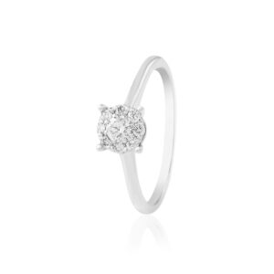 White Gold Engagement Diamond Ring ? A Promise of Forever