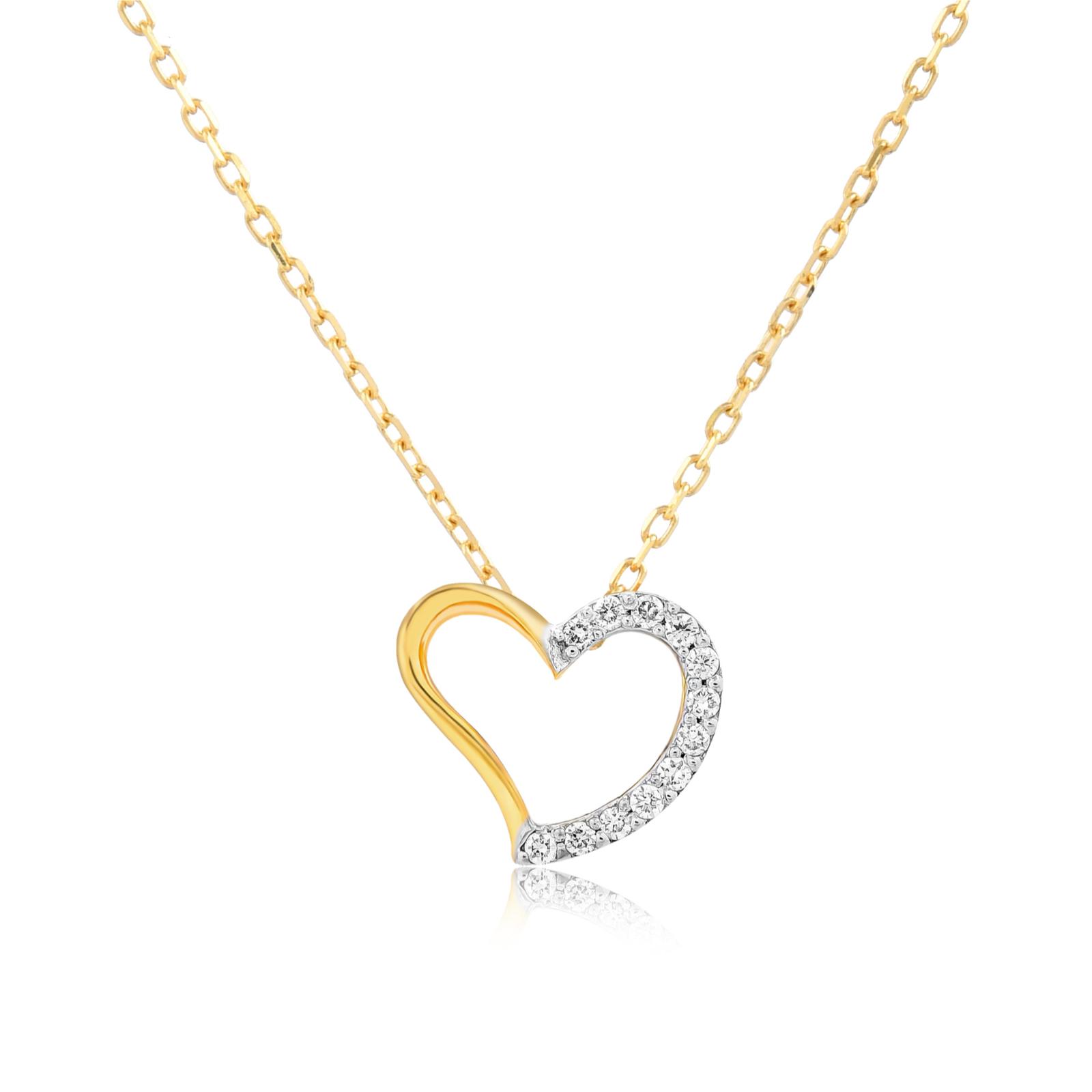 Sparkle with Love: Heart-Shaped Diamond Necklaces for Valentine's Day