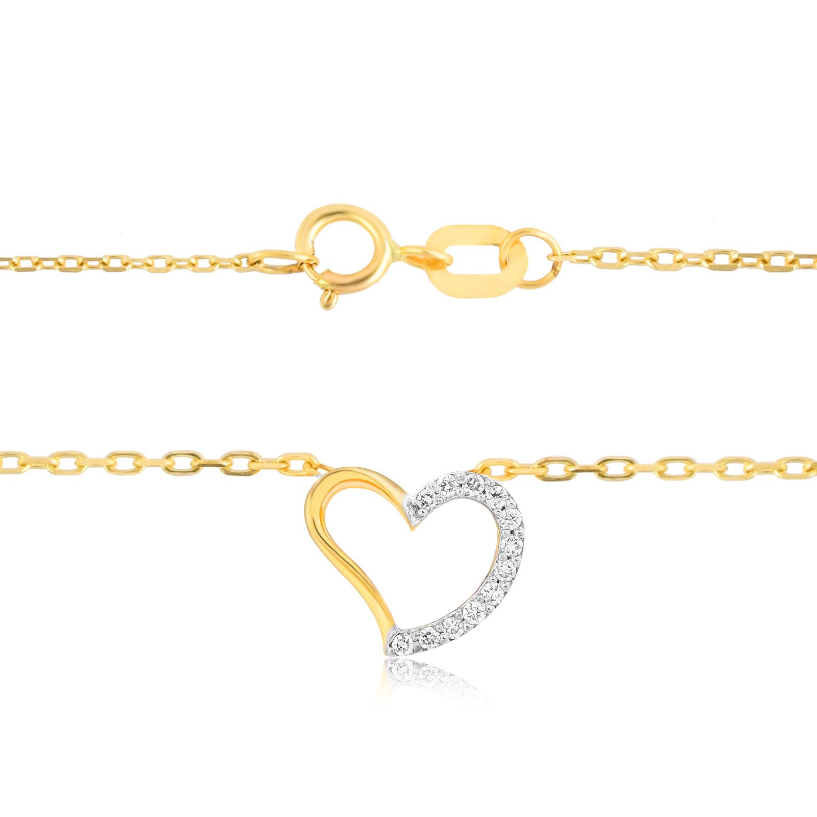 Sparkle with Love: Heart-Shaped Diamond Necklaces for Valentine's Day - Image 6