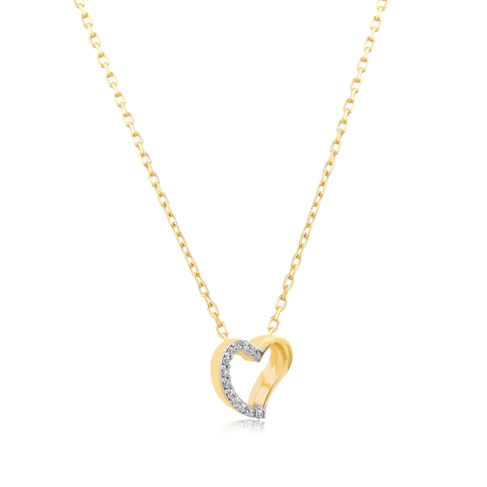 Sparkle with Love: Heart-Shaped Diamond Necklaces for Valentine's Day - Image 3