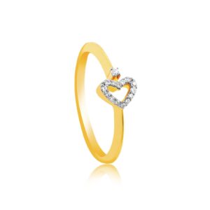 Timeless Elegance: Heart-Shaped Diamond Ring