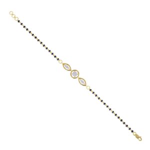 Alternative view of The Perfect Blend of Tradition and Trend: Diamond Mangalsutra Bracelets