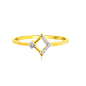 Alternative view of Comfort Meets Class: Lightweight Diamond Rings