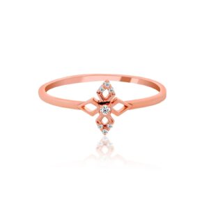 Alternative view of Romantic Glow: The Perfect Rose Gold Diamond Ring for Every Moment