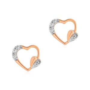 Perfect Gift for Your Loved One ? Heart Diamond Earrings