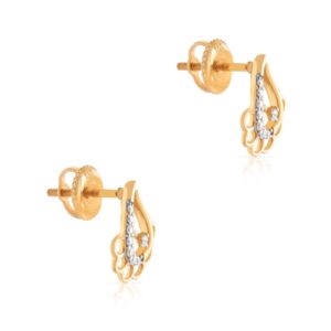 Alternative view of Certified Natural Diamond Earrings with IDT Certificate ? Available at Bafleh Jewellery