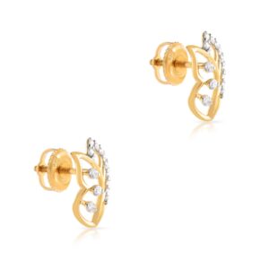 Alternative view of Luxury Diamond Earrings in 18K Yellow Gold ? Shop Now