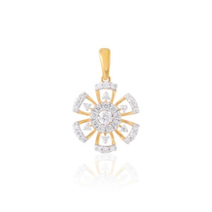 Elegant Diamond Pendant, Fully IDT-Certified Shop Now at Bafleh