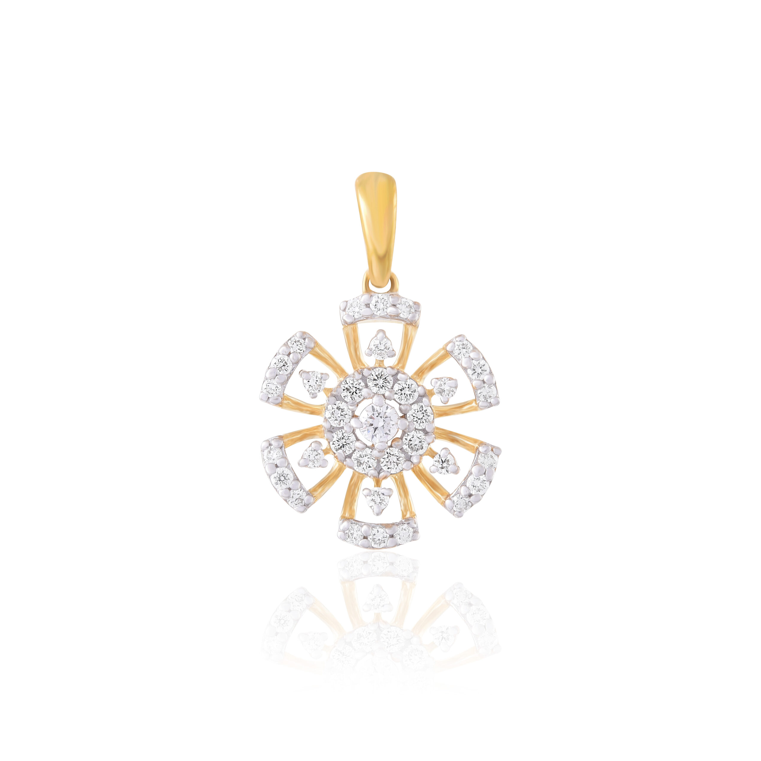 Elegant Diamond Pendant, Fully IDT-Certified Shop Now at Bafleh