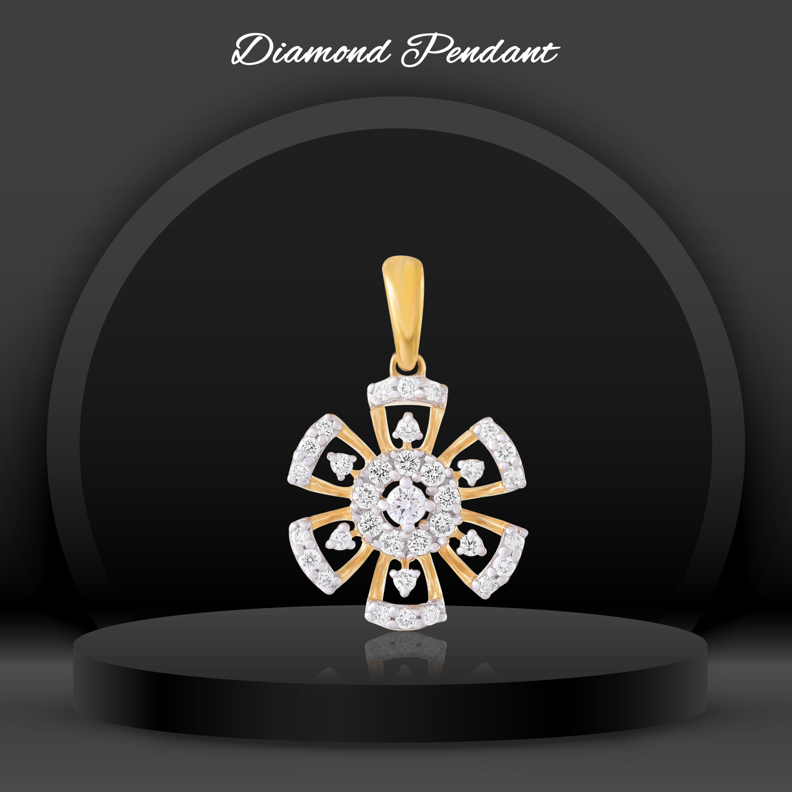 Elegant Diamond Pendant, Fully IDT-Certified Shop Now at Bafleh - Image 4