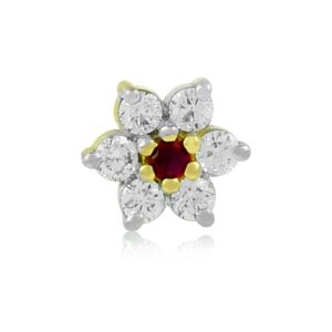 Alternative view of Everyday Shine: Diamond Nose Pins for Casual Chic