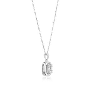 Alternative view of Delicate Sparkle: Lightweight Diamond Necklace for Effortless Daily Elegance