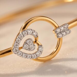 Alternative view of Glamour That Shines Forever Diamond Bangles with a Luxurious Touch